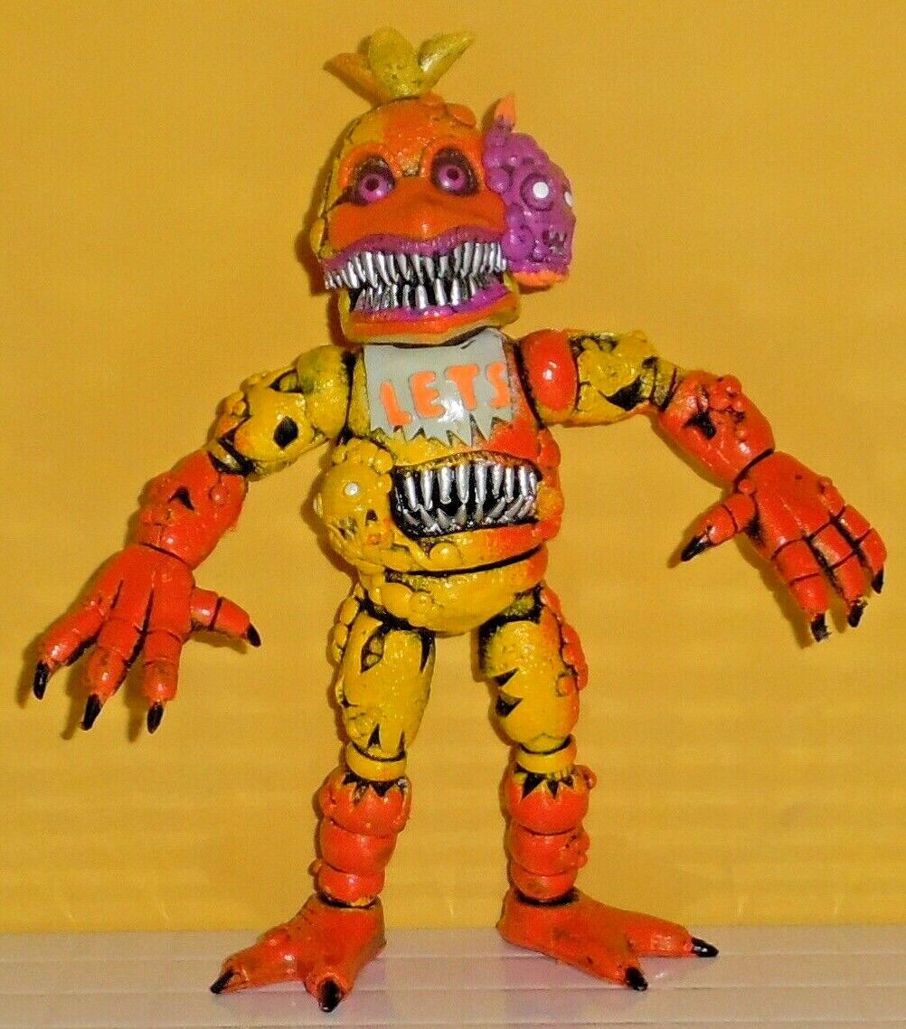 GLAMROCK CHICA action figure size8 FNAF Five Nights at Freddy's