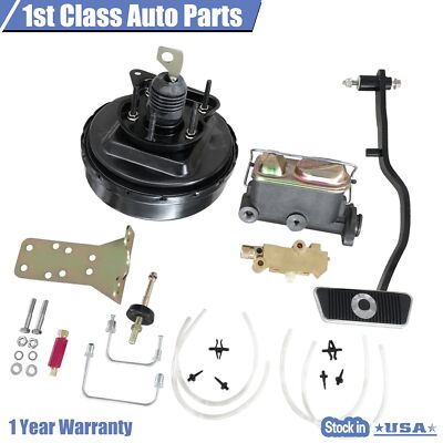 9'' Power Brake Booster Conversion Kit Fits 1970	Ford	Mustang Grande Mach 1