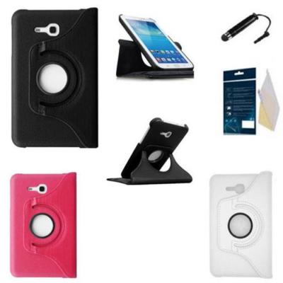 Samsung Galaxy Tab 3 Lite SM-T110  SM-T113 Tasche Hülle Smart Cover Stift /Folie