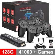 Game Stick Retro Game Console 4k HD 2.4G Wireless Controller 128G 41000 Games