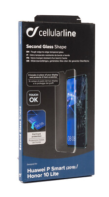 Cellularline Second Glass Huawei P Smart 2019 Honor 10 Lite Display Schutz 009