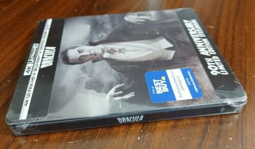 Dracula 1931 4K Collector STEELBOOK (4K+Blu-ray-No Digital)-Free Box S&H - Picture 12 of 12