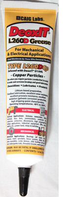 DeoxIT  L260CP (copper particles) Grease, 28g squeeze tube infused w/D100L 