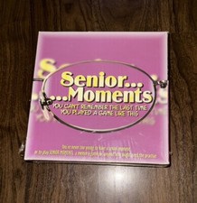 New Sealed Senior Moments Board Game TDC Games 12- Up 2-8 Players Brand New