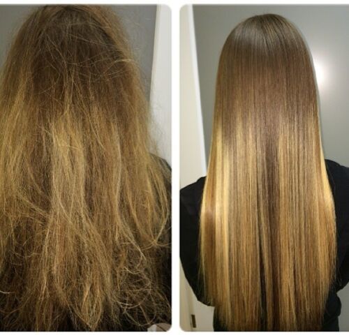 Keratin Hair Treatment Kit Protein PLUS~! ModelSupplies Argan Oil Healthy Shiny - 第 1/12 張圖片