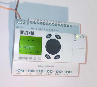 Eaton, Easy 819 DC RC, Programmable Logic Control, POWERS UP!, Ships from USA