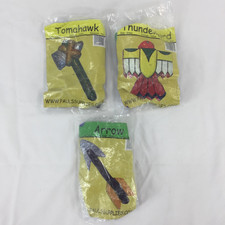Lot of 3 Pauls Supplies BSA Neckerchief Slide Carving Kits Tomahawk Arrow Bird