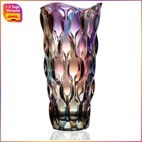 Blumenvase 24Cm Klarglas Dekorativ FüR Tulpen Geschenke FüR Mama Geburtstag