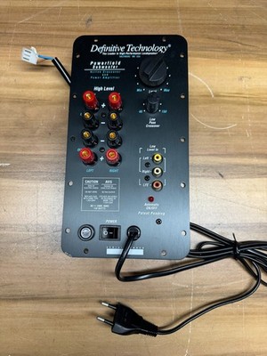 1 x Definitive Technology Powerfield 10 Active Crossover w/ back panel 240v
