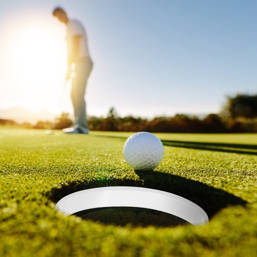 5 Pcs Hole Cup Ring Office Putting Green Protector White Protective Rings - Picture 3 of 11