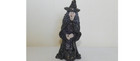 Halloween Broomsnickle Witch with Cauldron Linda Linquist Baldwin with box — photo 1