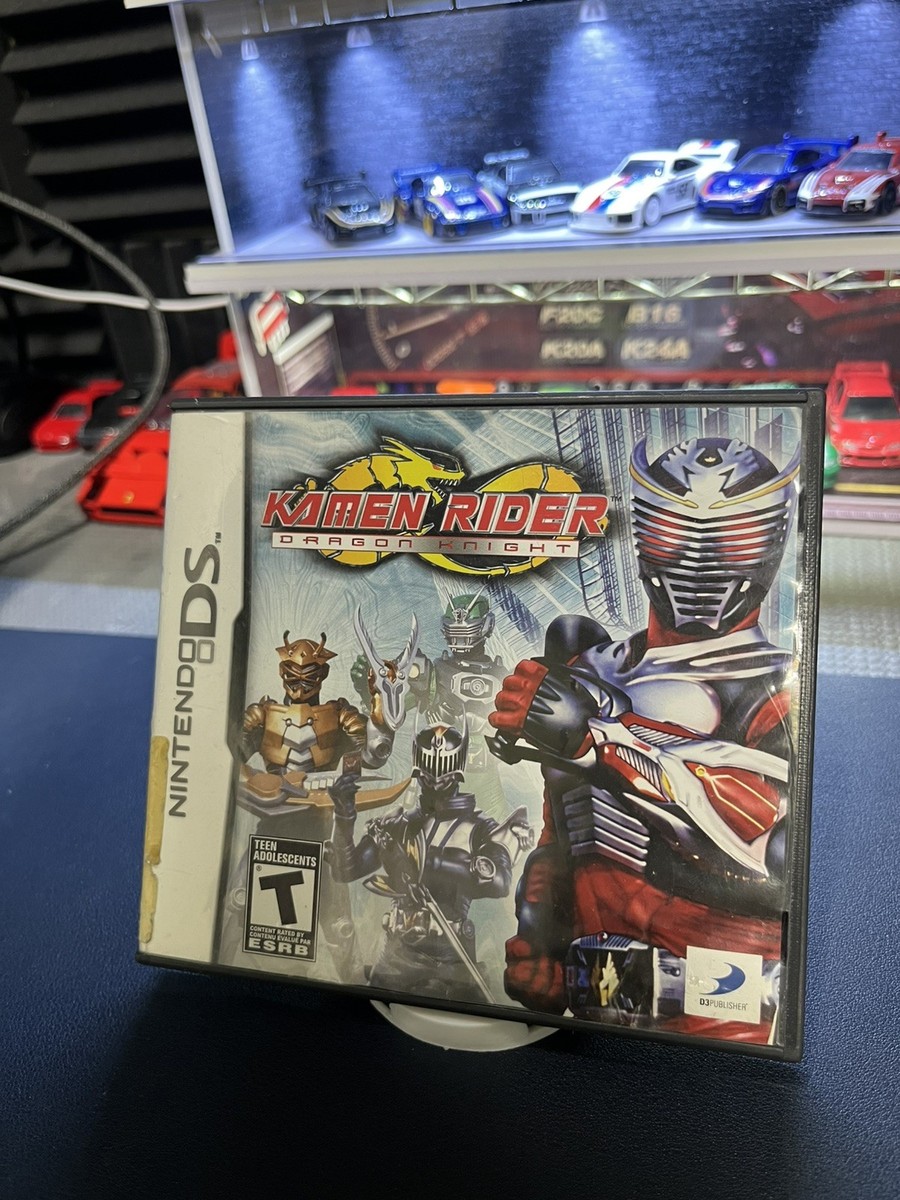 RARE NINTENDO DS KAMEN RIDER DRAGON KNIGHT Game Cartridge & Box