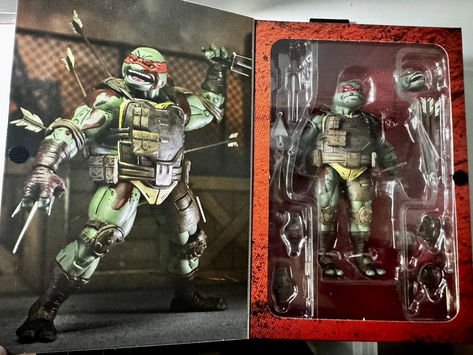 NECA Teenage Mutant Ninja Turtles TMNT Last Ronin Lote 4 Juegos - Paquete de Accesorios Foto 3 de 4