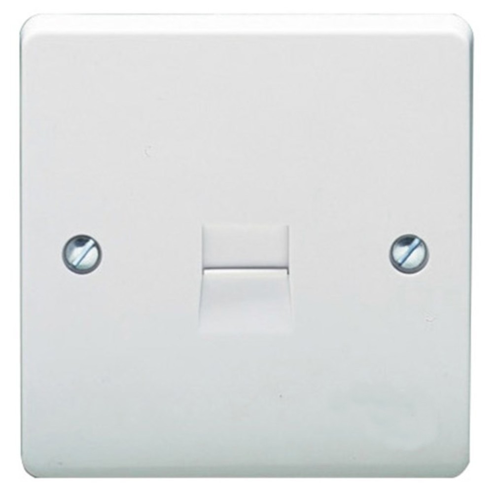 Crabtree 7284 Capital Telephone Socket 1 Gang Secondary / Extension / Slave