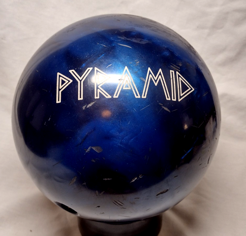 Pyramid Path Rising Blue & Black Swirl Bowling Ball 12lb Pre Drilled - Picture 2 of 7