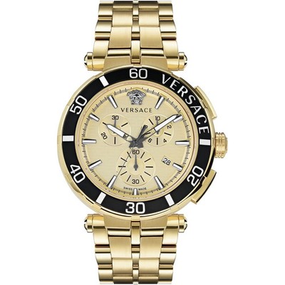Watch Versace VE3L00622 Mens Chronograph Stainless Steel Band Stainless Steel