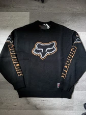 BRAND NEW SUPREME FOX RACING SWEATER 2025 BLK SIZE  MEDIUM