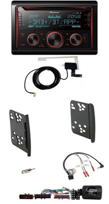 Pioneer 2DIN Lenkrad DAB USB CD Bluetooth Autoradio für Ford Focus Galaxy Mondeo