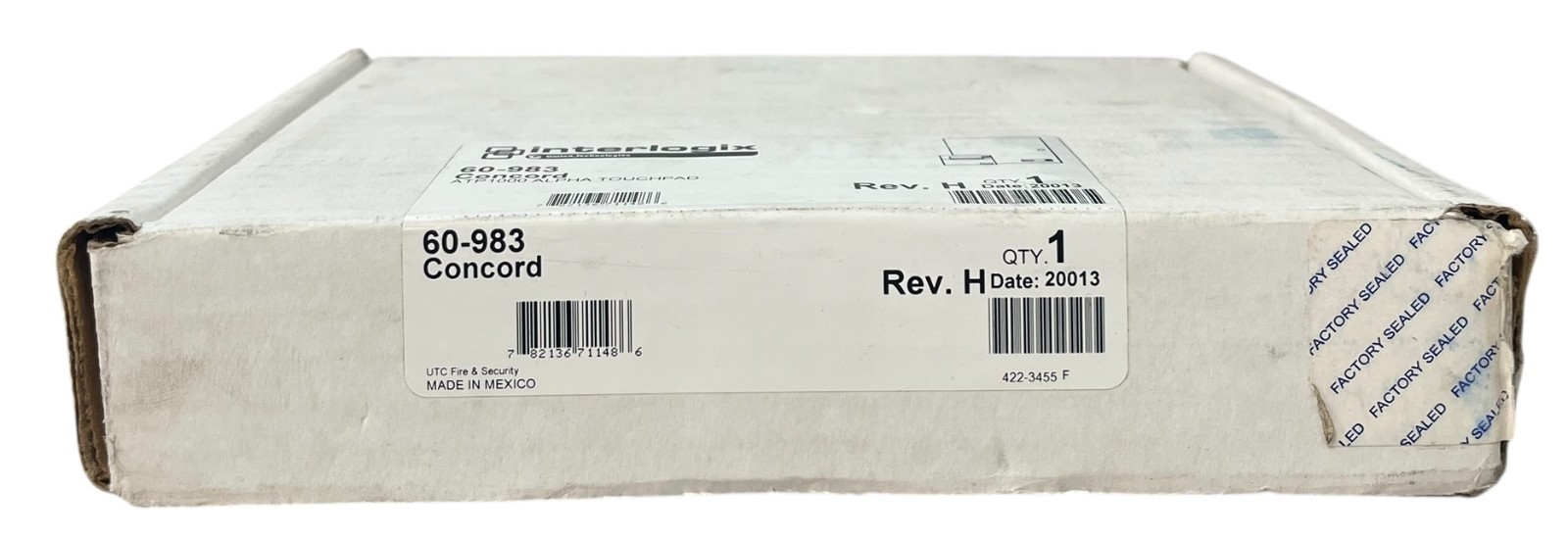 Interlogix Concord 60-983 ATP1000 ALPHA TOUCHPAD