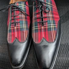 John Mendson Scotch Plaid Goodyear Wingtip