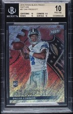 2016 Panini Black Friday Football Rookies Rapture 8/10 Dak Prescott BGS 10 0nr3