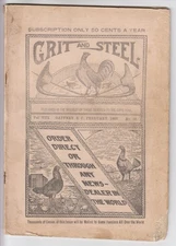 1907 Antique Magazine Grit And Steel