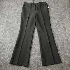 KARL LAGERFELD Straight Leg Pants Women's Size 8 Black GRMPN73A
