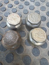 Antique 1920s Ford Hub Caps Set Of 4 In Original As Found Condition. Antique 1920s Ford Hub Caps Set Of 4 In Original As Found Condition.