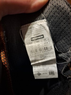 Decathlon Men's Hiking Boots Black Gray Brown US 10.5 MPN 408384