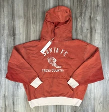 Elwood Santa Fe Cross Country Hoodie Men’s Size Small Vintage Wash Pullover NEW