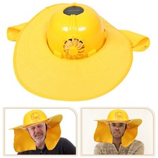  Neck Cover for Hiking High Visibility Construction Gear Solar Fan Hat