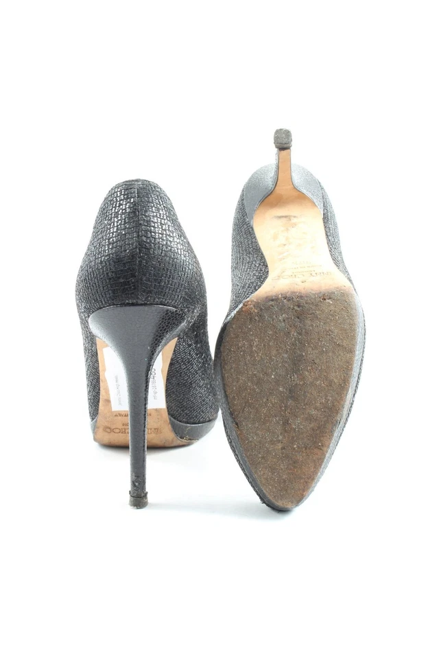 JIMMY CHOO Tacones altos Mujeres Tacones Talla EU 36.5 negro look casual - Imagen 2 de 4