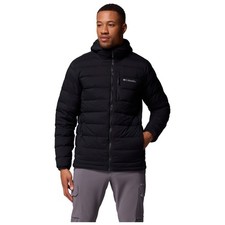 Columbia Mens Drift Peak Stretch Down Insulated Hooded Jacket - Black