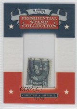 2008 Topps Framed Presidential Stamp Collection 14/90 Chester A Arthur #CAA1 3a8