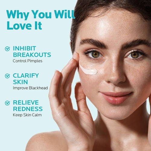 ZealSea Azelaic Acid 10% Facial Cream, for Redness Relief Face, Rosacea Acne - 第 2/7 張圖片