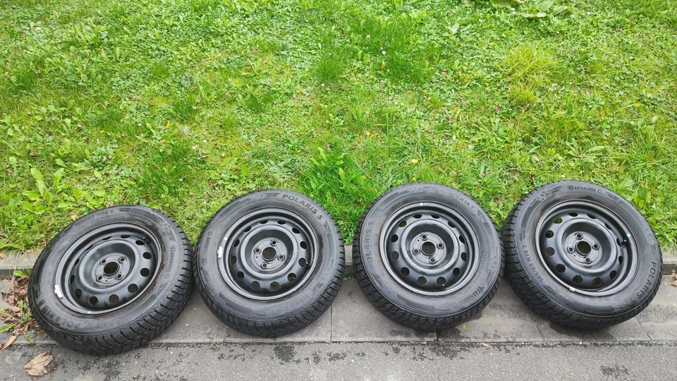 Barum Polaris 5 185x65 R14 Winterräder Komplett Neu (Hyundai Felgen Original) - Bild 3 von 4
