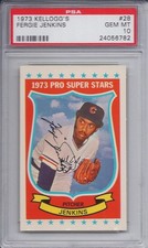 1973 KELLOGG'S # 28 FERGIE JENKINS ☆HALL OF FAME☆ CHICAGO CUBS PSA 10 GEM-MINT