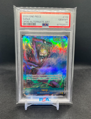 Sanji (Alternate Art) OP06-119 Wings of the Captain Foil for sale