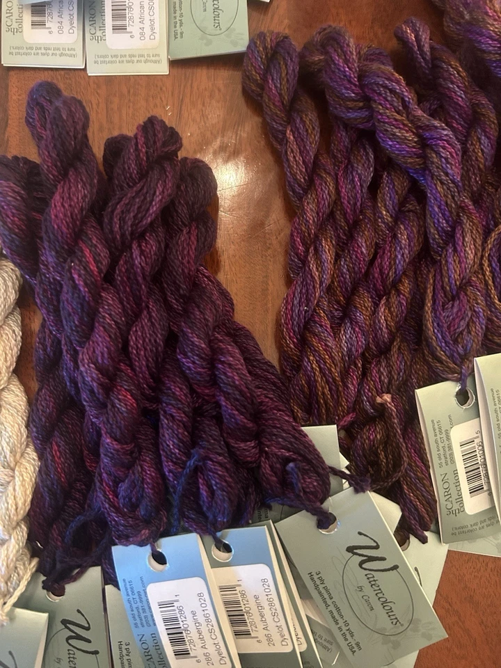 Assorted colors Watercolours Caron Needlepoint 3 Ply Pima Cotton sold by each - Image 3 of 4