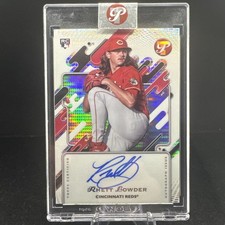 2025 Topps Pristine RHETT LOWDER White Pulsar AUTO Rookie RC #PA-AL Autograph