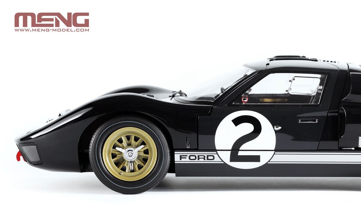 Meng Model 1/12 FORD GT40 Mk.II 1966 Champion RS-003 Pre- Colored