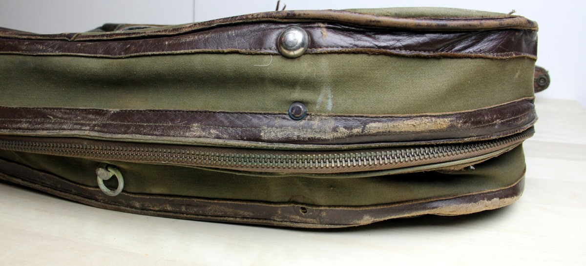 Vintage WWII US ARMY AIR FORCE B-4 Flyers Bag HINSON MFG Military