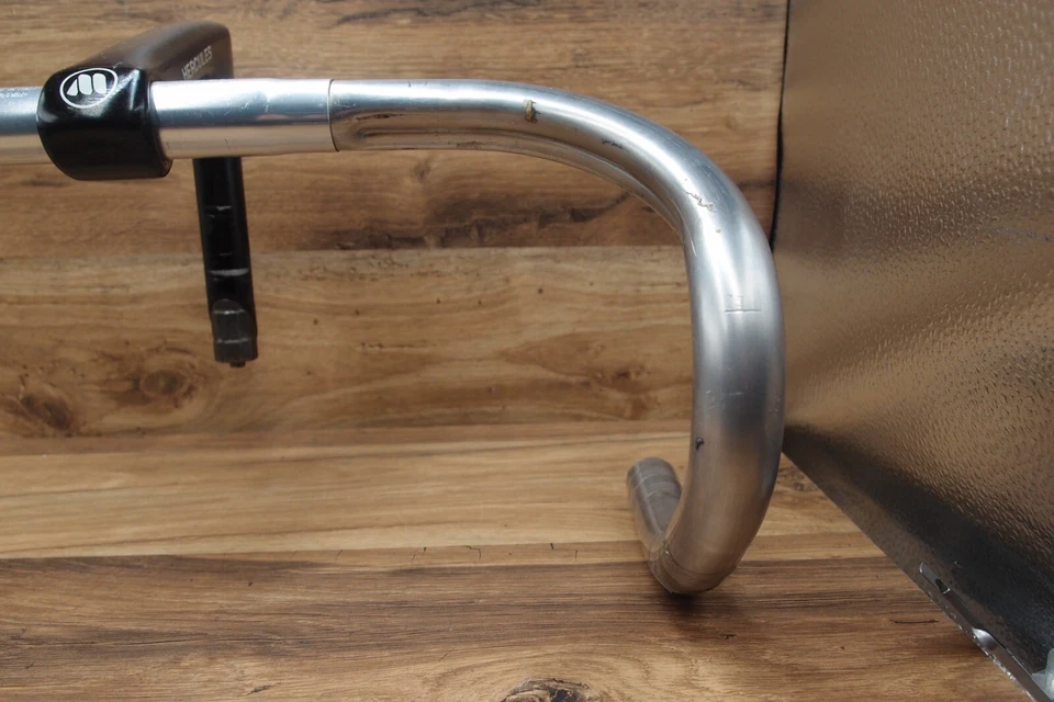 Barra de caída Modolo Anatomic Shape manillar bicicleta de carretera + vástago de pluma Modolo Hercules Foto 3 de 4