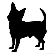 Chihuahua Dog - Decal Sticker - Multiple Colors  Sizes - ebn6549