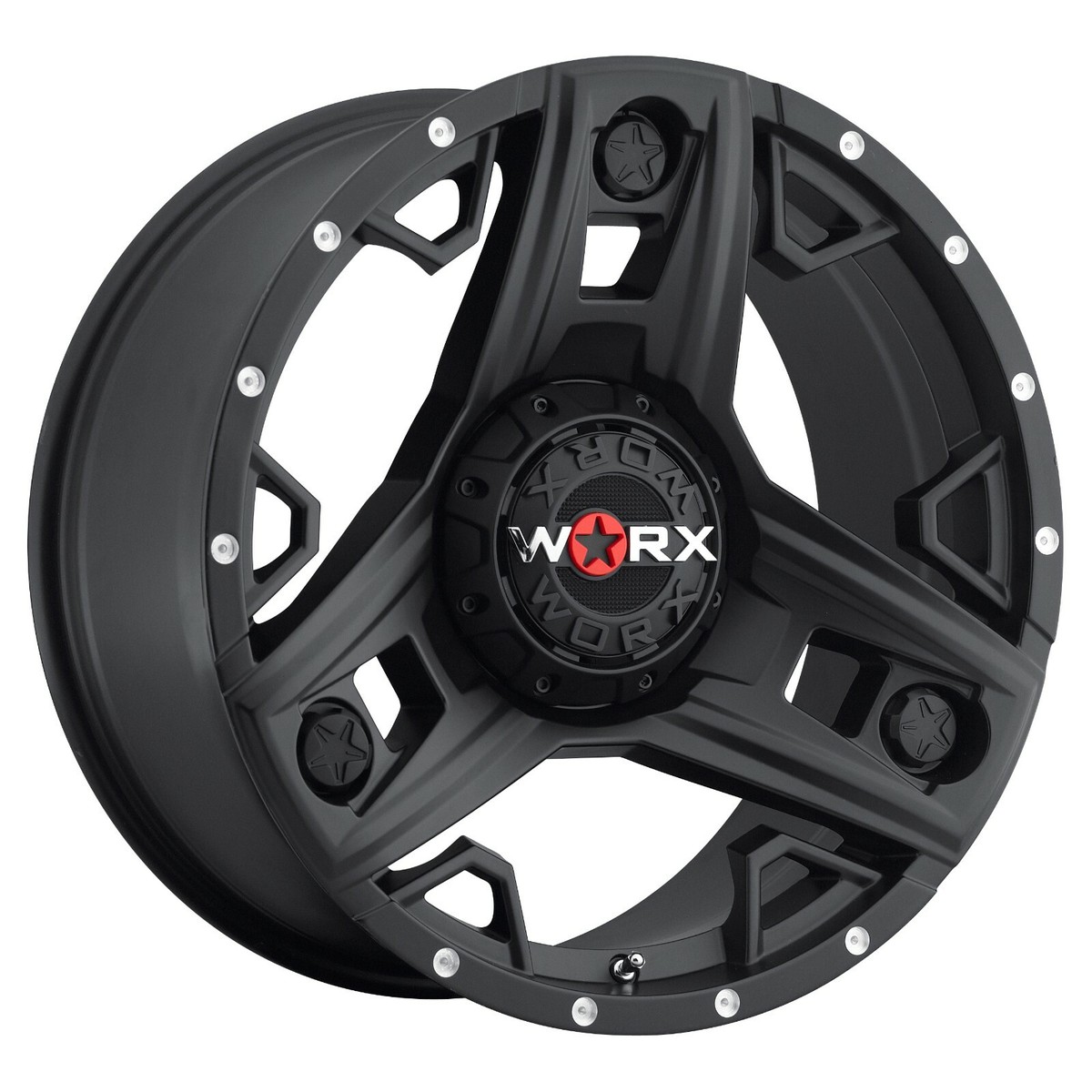 WORX WHEEL CENTER CAP # WRX- 8856 GLOSS BLACK / FIT ALL 5 & 6 LUG