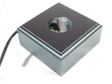 Display Stand LIGHTED Black Square Design Medium Size