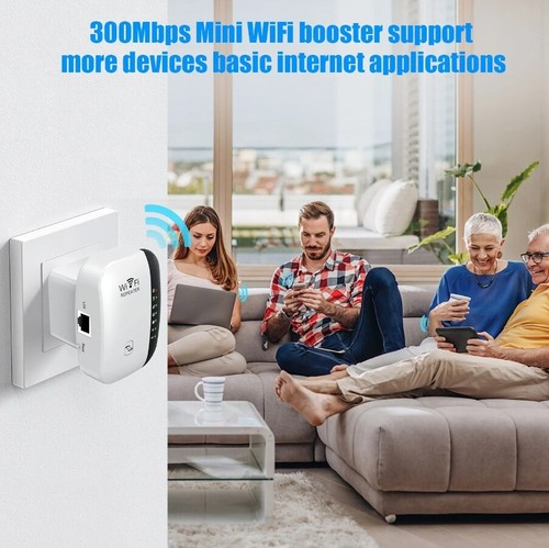 Wifi Range Extender Internet Booster 300Mbps router Wireless Repeater Amplifier - Picture 7 of 15