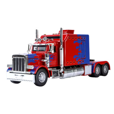 1/24 Alloy Truck Trailer Head Car Model Metal Container Truck Engineering Transp