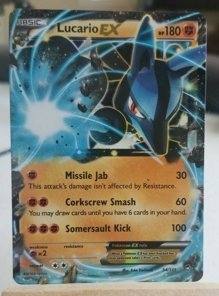 Ultra Rare EX | LUCARIO EX 54/111 | Furious Fists NM/Mint | Pokémon TCG |  eBay