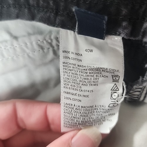 Nautica Jean Co. Cargo Shorts Herren Größe 40 Baumwolle Taschen grau - Bild 6 von 6